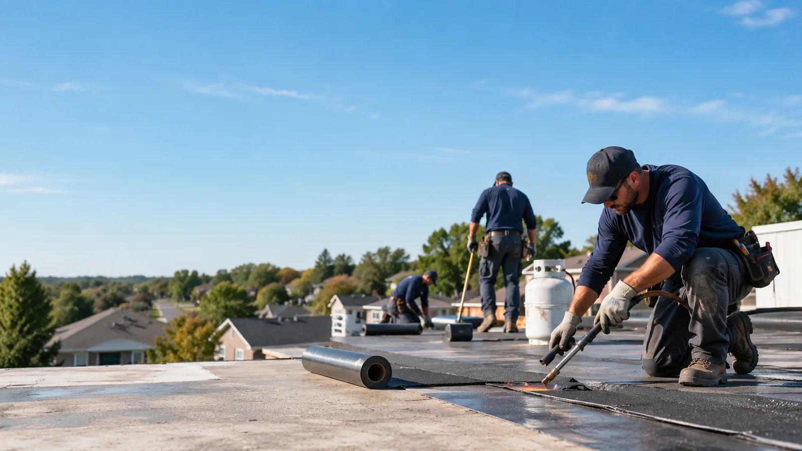 Flat Roof Leak Repair providers in Foss, OK